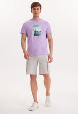 WMCOLLAGE WAVE TEE in Lilac Breeze - T-Shirt - Westmark London EU(TR) Store Organik Pamuklu Sürdürülebilir Moda