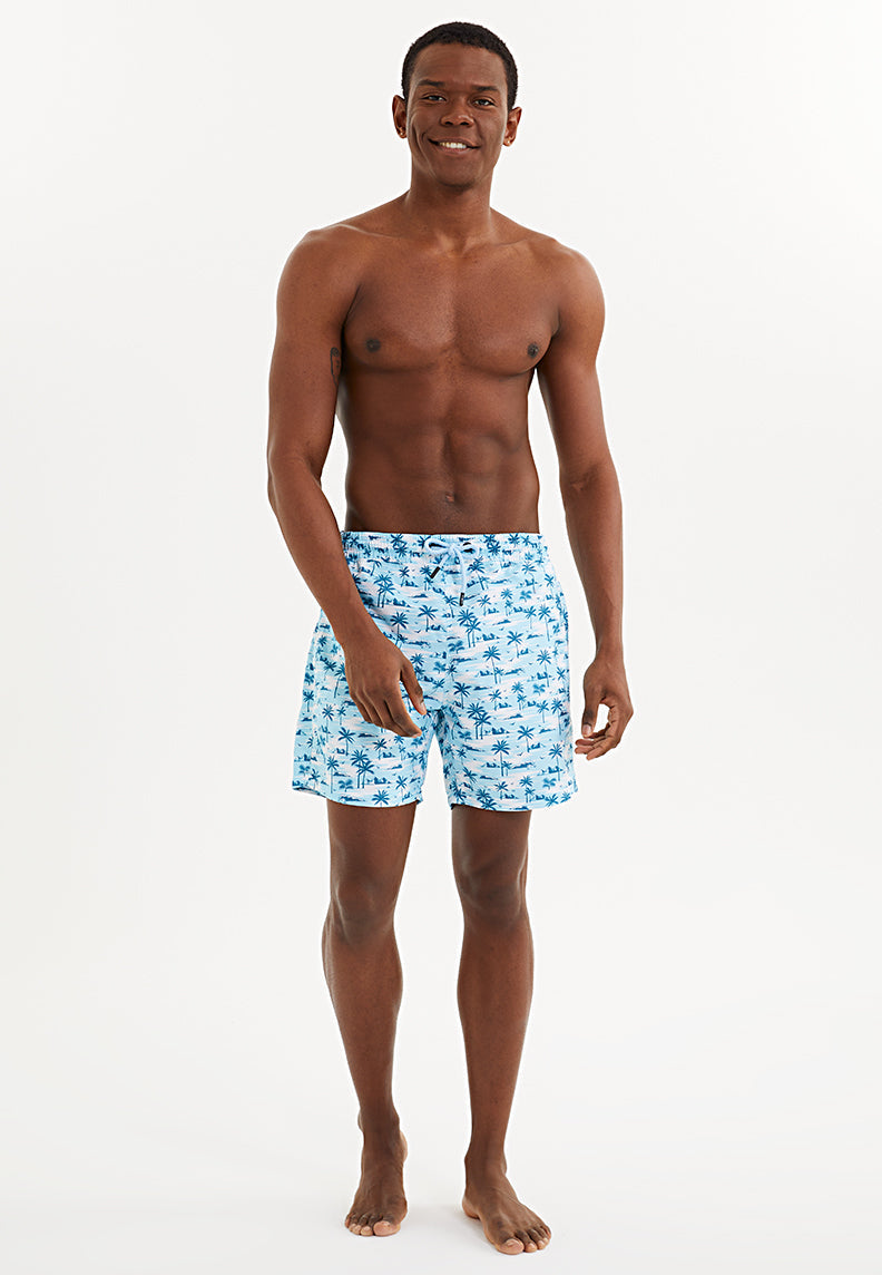 TROPICAL ISLAND SWIM SHORTS - Swim Shorts - Westmark London EU(TR) Store Organik Pamuklu Sürdürülebilir Moda