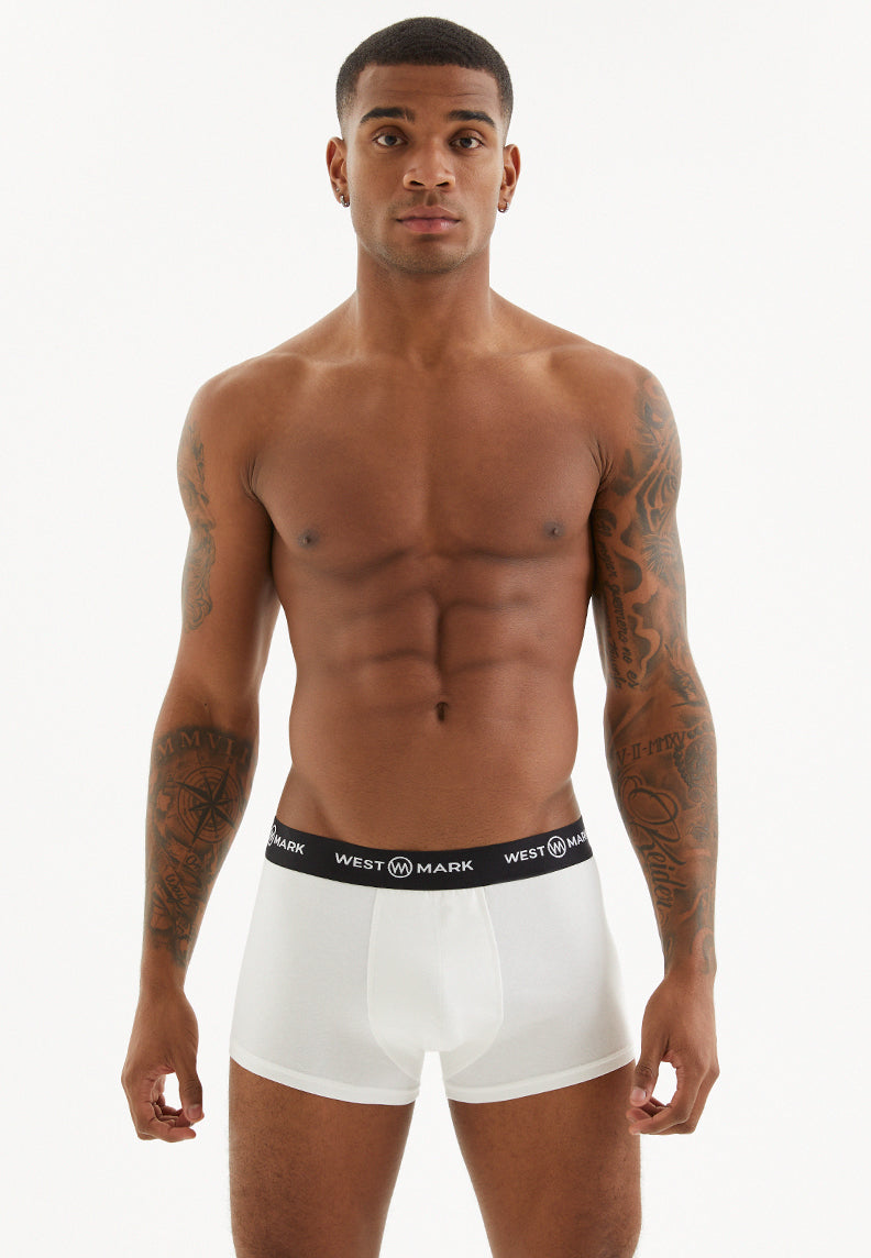 SOLID WHITE TRUNK 3-PACK - Underwear - Westmark London EU(TR) Store Organik Pamuklu Sürdürülebilir Moda