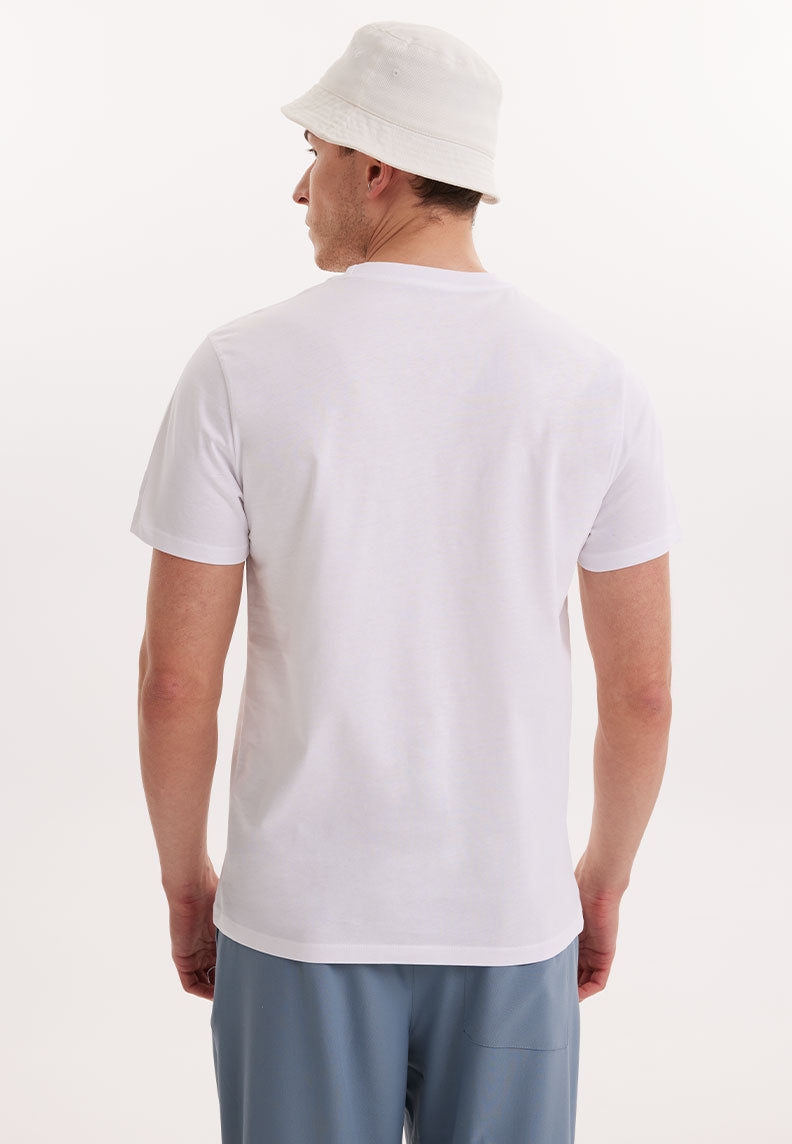 WMCOLLAGE WAVE TEE in White - T-Shirt - Westmark London EU(TR) Store Organik Pamuklu Sürdürülebilir Moda