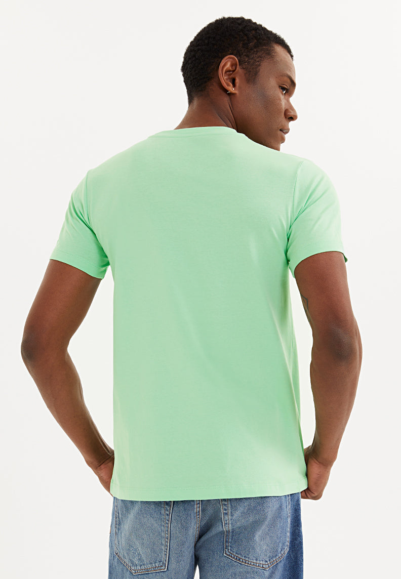 BEACH HOUSE COLLAGE TEE in Fair Green- T-Shirt - Westmark London EU(TR) Store Organik Pamuklu Sürdürülebilir Moda