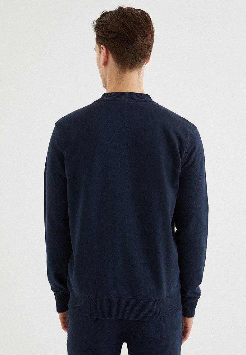 CORE BOMBER JACKET in Total Eclipse - Sweatshirt - Westmark London EU(TR) Store Organik Pamuklu Sürdürülebilir Moda