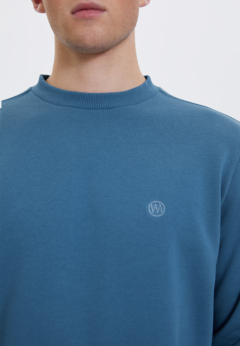 CORE O-NECK SWEAT in Midnight– Sweatshirt - Westmark London EU(TR) Store Organik Pamuklu Sürdürülebilir Moda
