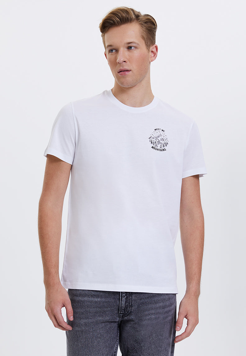 WMLINE MEET TEE in White - T-Shirt - Westmark London EU(TR) Store Organik Pamuklu Sürdürülebilir Moda