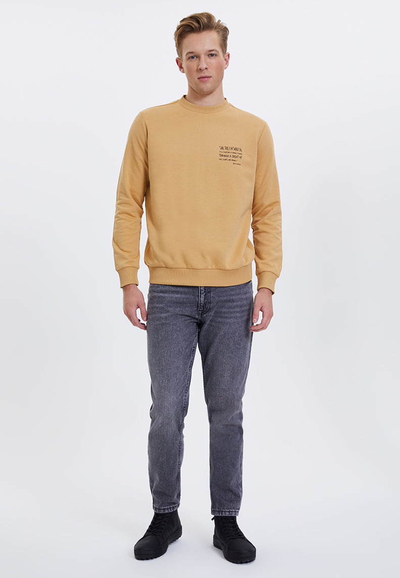WMSLOGAN SOIL SWEAT in Iced Coffee - Sweatshirt - Westmark London EU(TR) Store Organik Pamuklu Sürdürülebilir Moda