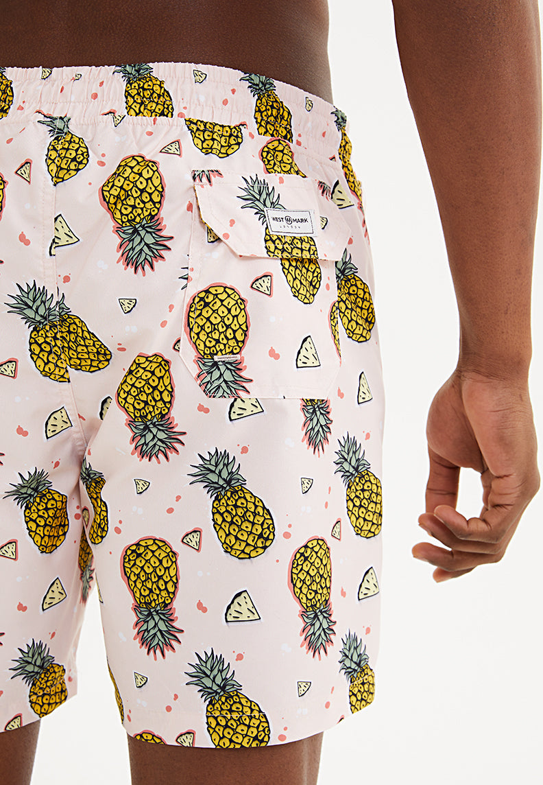 KIDS PINEAPPLE SWIM SHORTS - Swim Shorts - Westmark London EU(TR) Store Organik Pamuklu Sürdürülebilir Moda