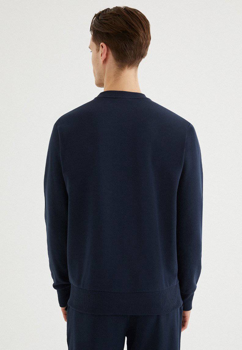 CORE O-NECK SWEAT in Total Eclipse - Sweatshirt - Westmark London EU(TR) Store Organik Pamuklu Sürdürülebilir Moda