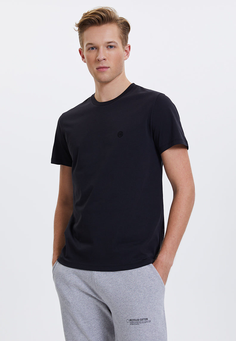 VITAL O-NECK TEE in Black - T-Shirt – Westmark London EU(TR) Store Organik Pamuklu Sürdürülebilir Moda