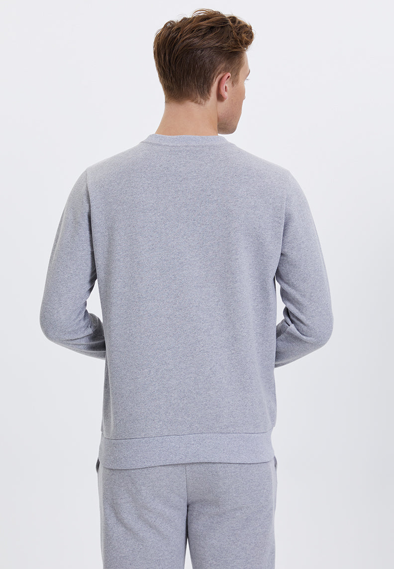 WMRECYCLED SWEAT in Grey Melange - Sweatshirt - Westmark London EU(TR) Store Organik Pamuklu Sürdürülebilir Moda