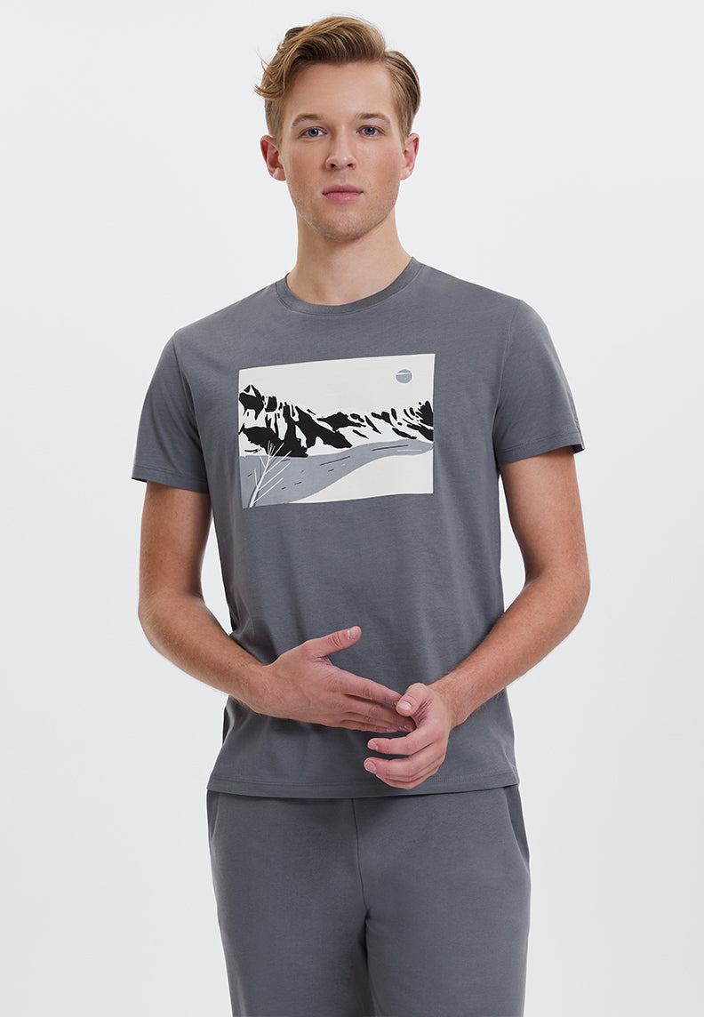 WMWINTER RIVER TEE in Quiet Shade - T-Shirt - Westmark London EU(TR) Store Organik Pamuklu Sürdürülebilir Moda