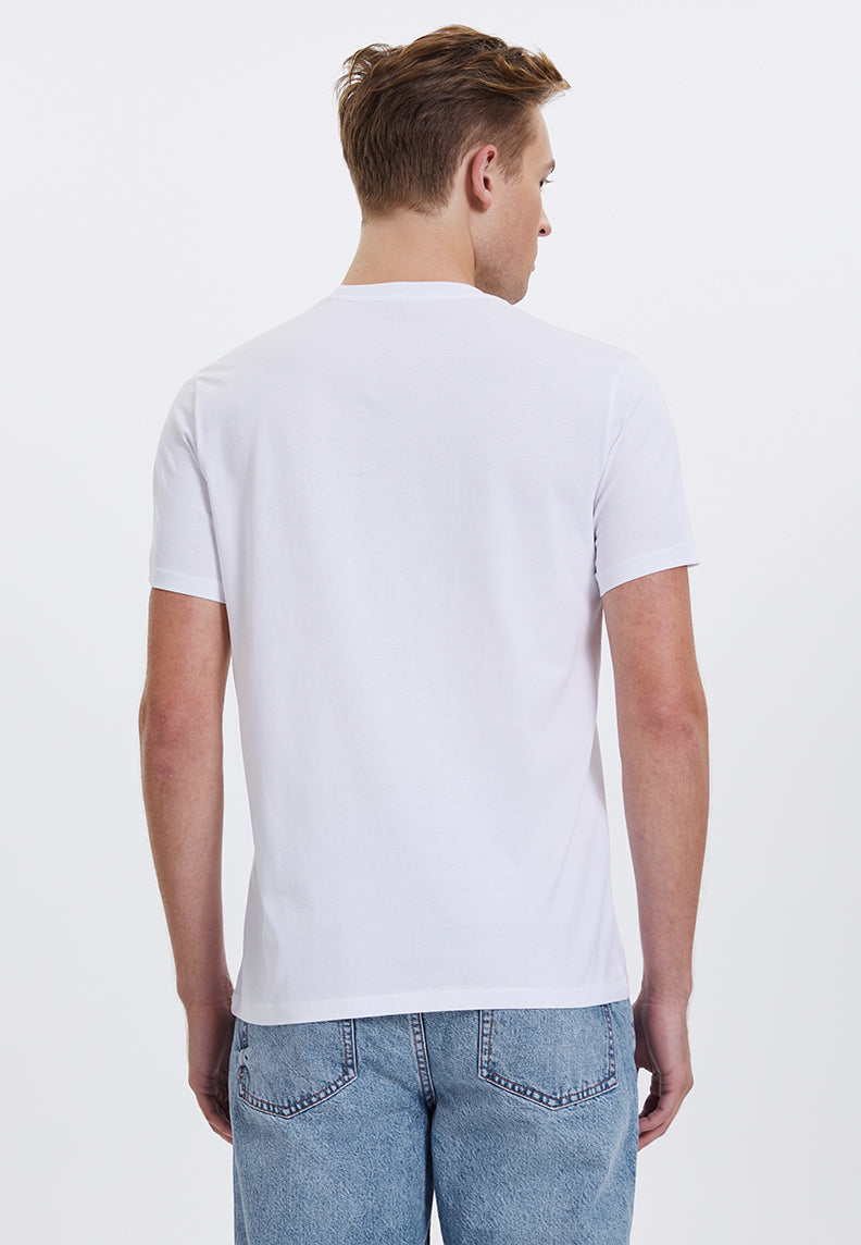 VITAL O NECK TEE in White - T-Shirt - Westmark London EU(TR) Store Organik Pamuklu Sürdürülebilir Moda