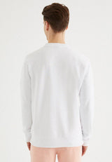 CORE O-NECK SWEAT in White - Sweatshirt - Westmark London EU(TR) Store Organik Pamuklu Sürdürülebilir Moda