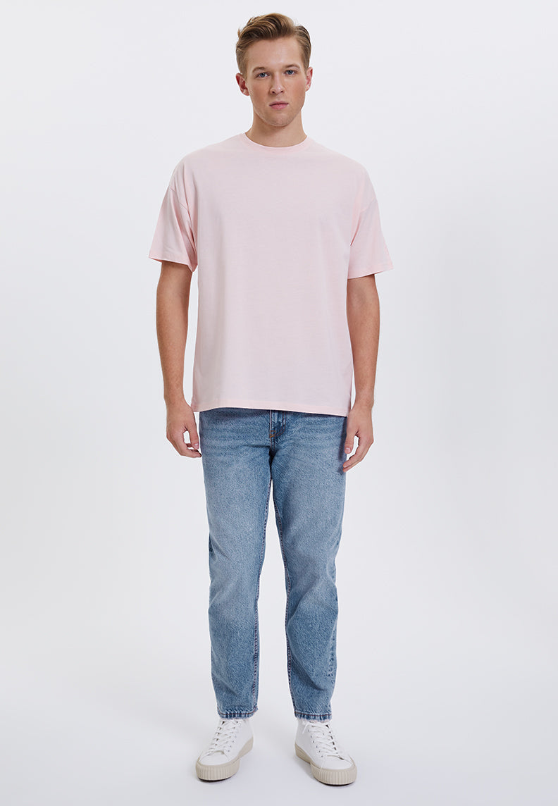 ESSENTIALS OVERSIZED TEE in Strawberry Cream - T-Shirt - Westmark London EU(TR) Store Organik Pamuklu Sürdürülebilir Moda