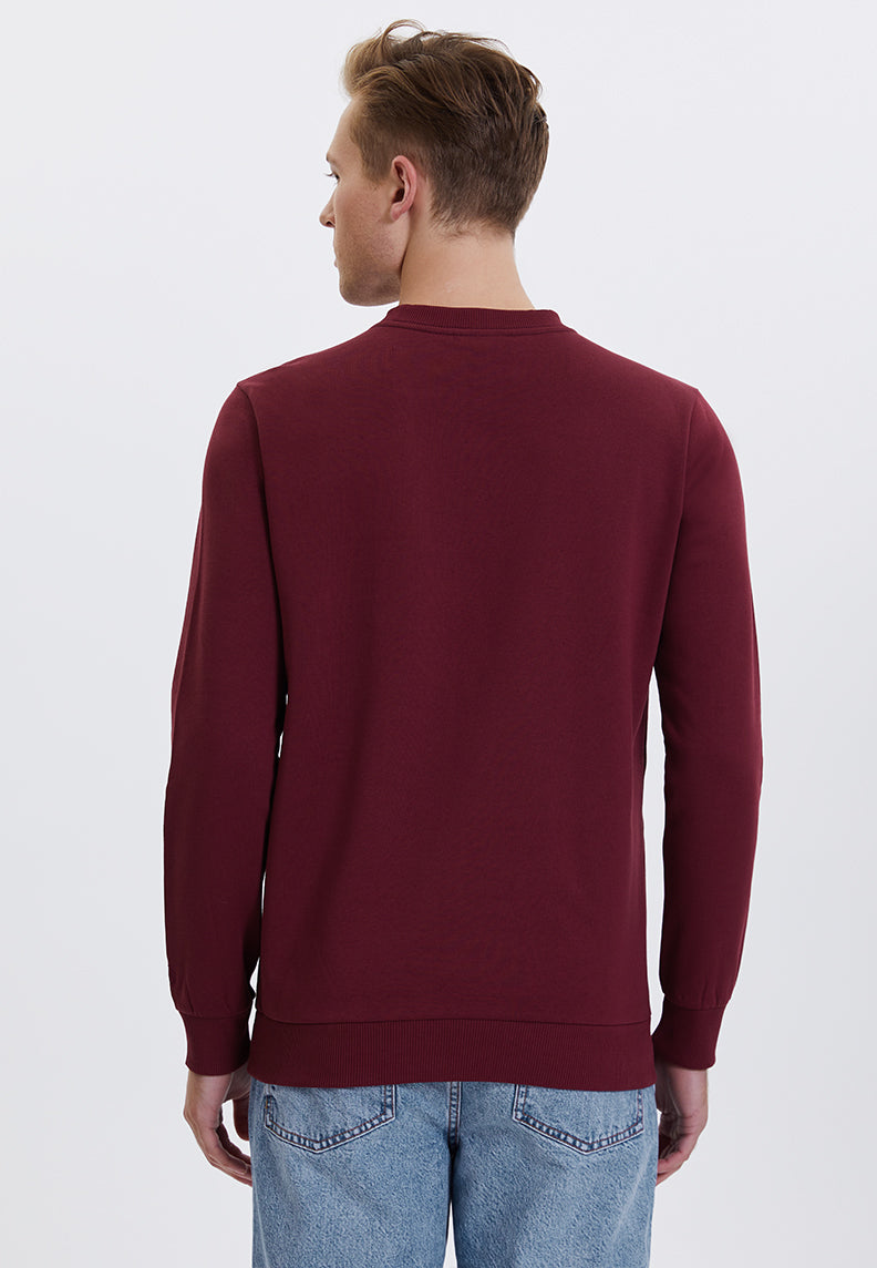 WMSLOGAN PLANT SWEAT in Cabernet - Sweatshirt - Westmark London EU(TR) Store Organik Pamuklu Sürdürülebilir Moda