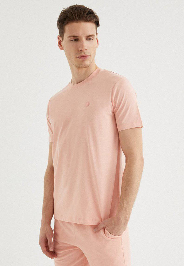 VITAL O-NECK TEE in Coral Cloud - T-Shirt - Westmark London EU(TR) Store Organik Pamuklu Sürdürülebilir Moda