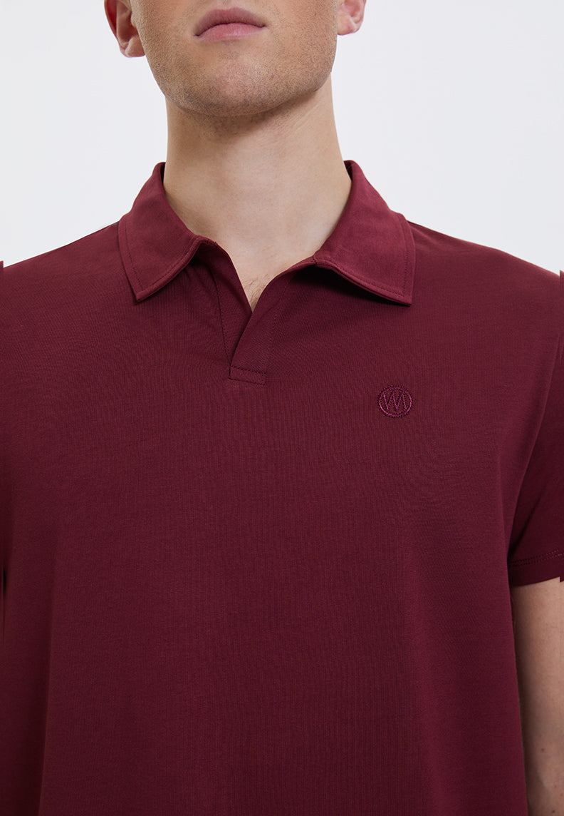 VITAL POLO in Cabernet - T-Shirt - Westmark London EU(TR) Store Organik Pamuklu Sürdürülebilir Moda