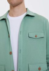 CORE OVERSHIRT in Hedge Green - Overshirt - Westmark London EU(TR) Store Organik Pamuklu Sürdürülebilir Moda