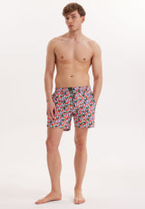 WMSTRIPE MELON SWIM SHORTS in Green AOP - Swim Shorts - Westmark London EU(TR) Store Organik Pamuklu Sürdürülebilir Moda