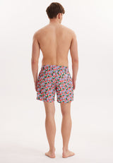 WMSTRIPE MELON SWIM SHORTS in Green AOP - Swim Shorts - Westmark London EU(TR) Store Organik Pamuklu Sürdürülebilir Moda