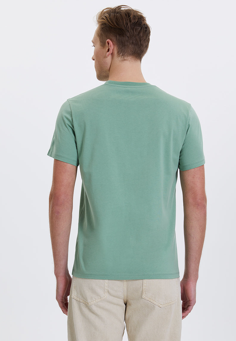 WMWINTER MOON TEE in Hedge Green - T-Shirt - Westmark London EU(TR) Store Organik Pamuklu Sürdürülebilir Moda