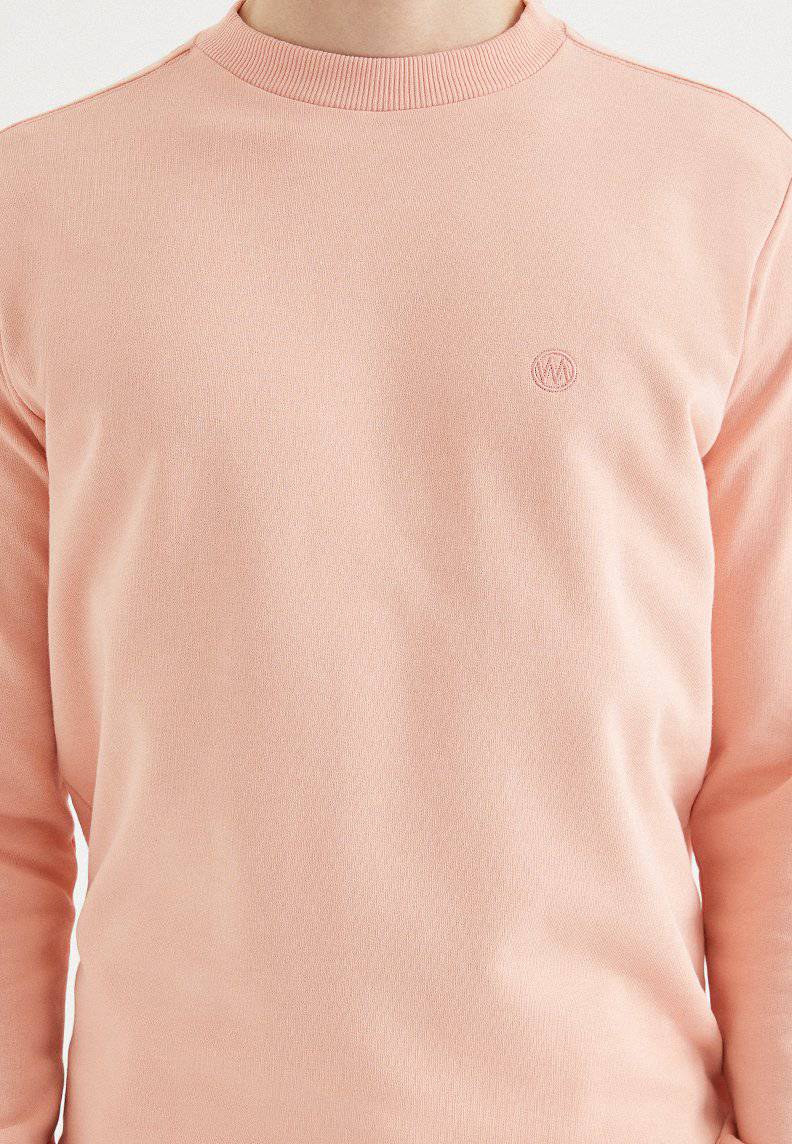 CORE O-NECK SWEAT in Coral Cloud - Sweatshirt - Westmark London EU(TR) Store Organik Pamuklu Sürdürülebilir Moda