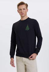 WMXMAS TREE SWEAT in Black – Sweatshirt - Westmark London EU(TR) Store Organik Pamuklu Sürdürülebilir Moda
