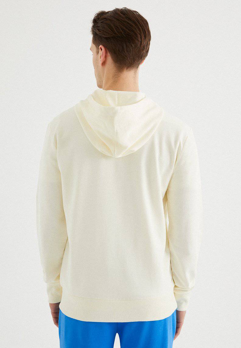 CORE ZIP HOODIE in Vanilla Ice - Sweatshirt - Westmark London EU(TR) Store Organik Pamuklu Sürdürülebilir Moda