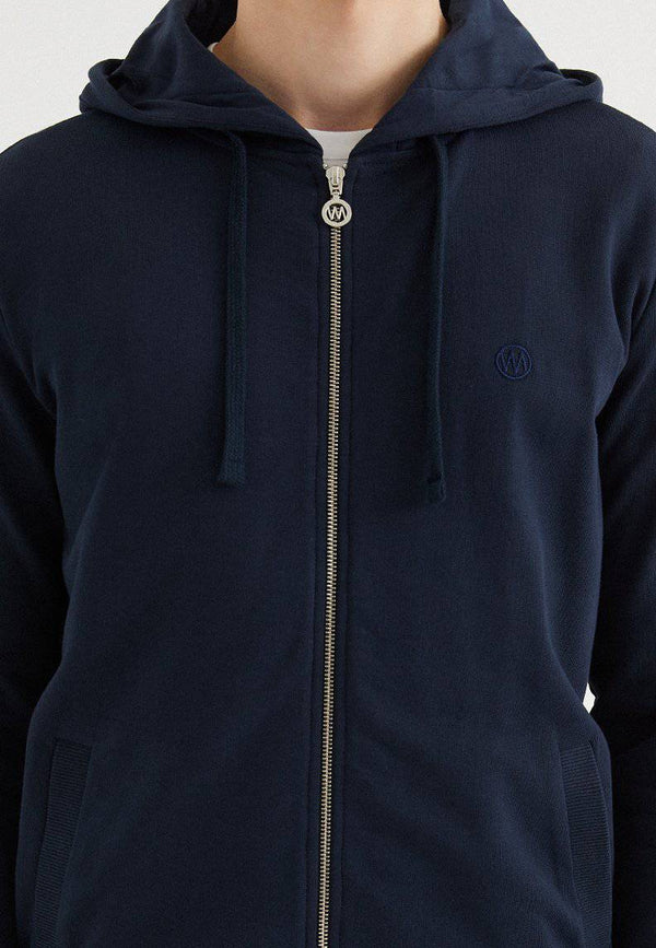 CORE ZIP HOODIE in Total Eclipse - Sweatshirt - Westmark London EU(TR) Store Organik Pamuklu Sürdürülebilir Moda