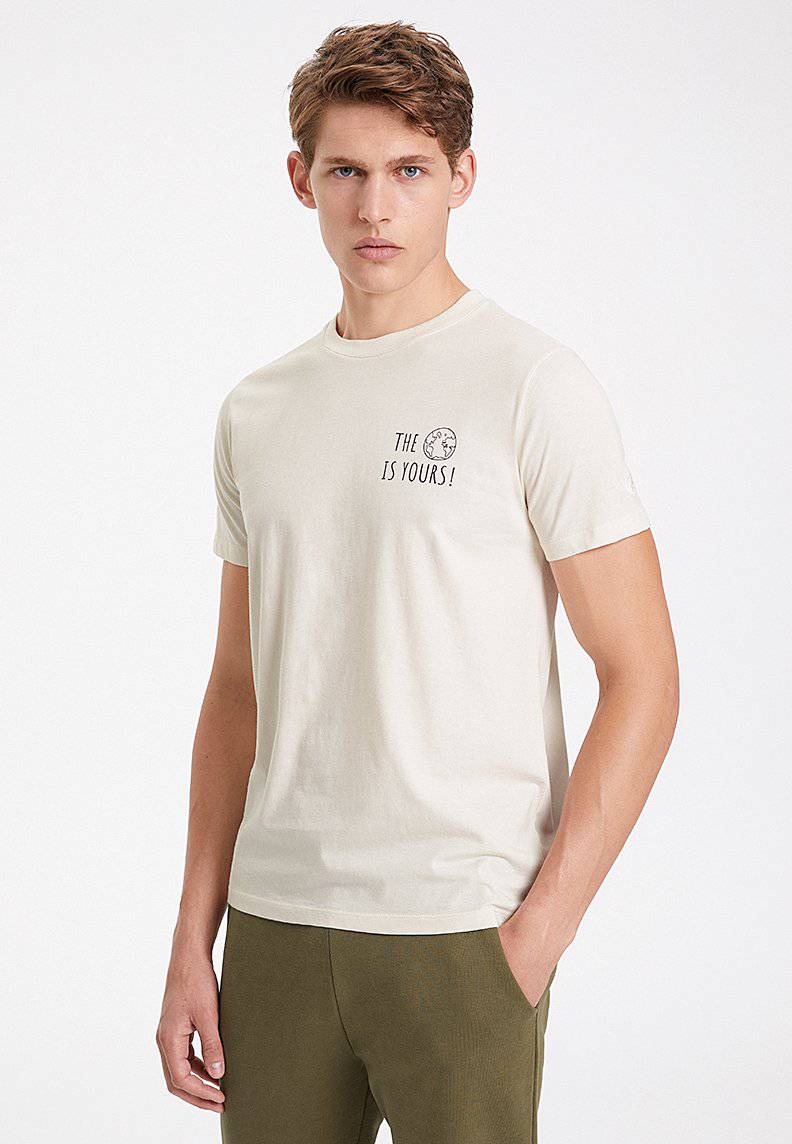 RAW COTTON WORLD TEE - T-Shirt - Westmark London EU(TR) Store Organik Pamuklu Sürdürülebilir Moda