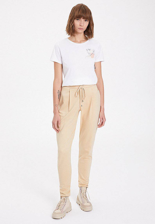 ESSENTIALS TAPPERED JOGGER in Semolina - Sweatpant - Westmark London EU(TR) Store Organik Pamuklu Sürdürülebilir Moda