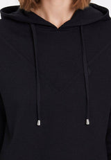 ESSENTIALS CROPPED HOODIE in Black - Sweatshirt - Westmark London EU(TR) Store Organik Pamuklu Sürdürülebilir Moda