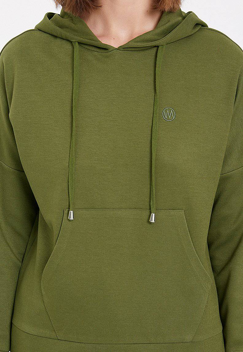 ESSENTIALS RELAXED HOODIE in Capulet Olive - Sweatshirt - Westmark London EU(TR) Store Organik Pamuklu Sürdürülebilir Moda