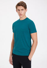 ESSENTIALS TEE W/POCKET in Blue Coral - T-Shirt - Westmark London EU(TR) Store Organik Pamuklu Sürdürülebilir Moda
