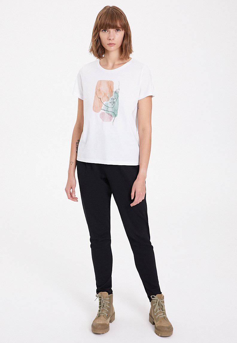 WATERCOLOUR PORTRAIT TEE - T-Shirt - Westmark London EU(TR) Store Organik Pamuklu Sürdürülebilir Moda