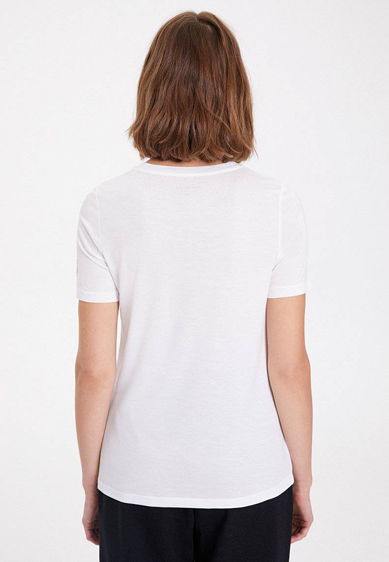 ESSENTIALS CREW NECK LOOSE TEE in White - T-Shirt - Westmark London EU(TR) Store Organik Pamuklu Sürdürülebilir Moda