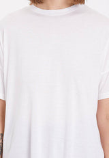 ESSENTIALS SCOOP NECK LOOSE TEE in White - T-Shirt - Westmark London EU(TR) Store Organik Pamuklu Sürdürülebilir Moda