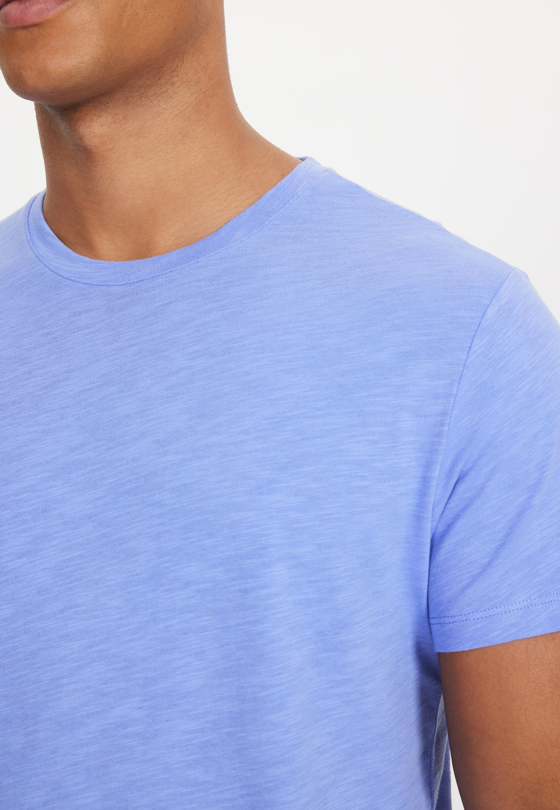 Mavi Bisiklet Yaka Regular Fit Pamuk Flamlı Süprem Basic Erkek T-Shirt LEO - T-Shirt - Westmark London EU(TR) Store Organik Pamuklu Sürdürülebilir Moda