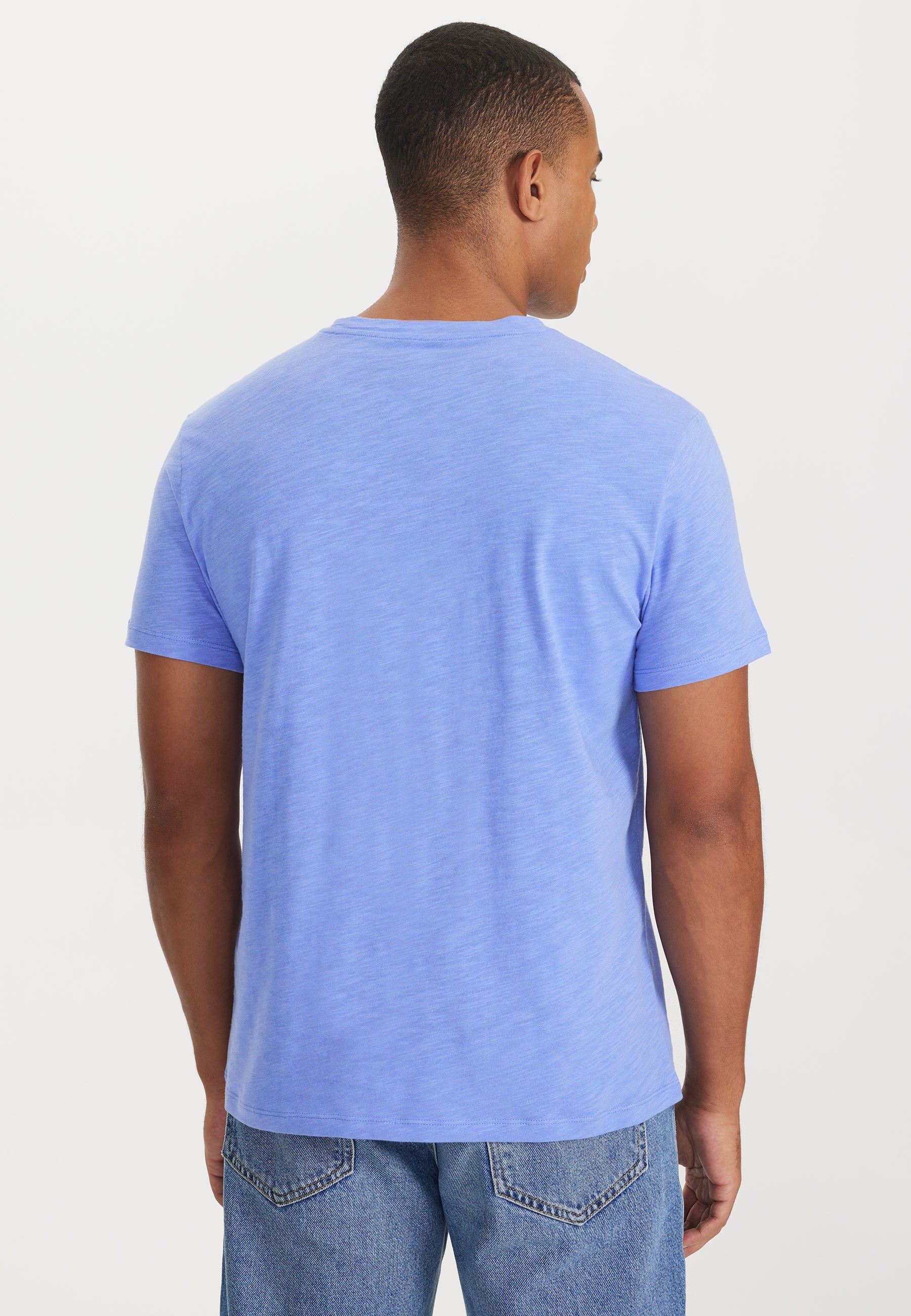 Mavi Bisiklet Yaka Regular Fit Pamuk Flamlı Süprem Basic Erkek T-Shirt LEO - T-Shirt - Westmark London EU(TR) Store Organik Pamuklu Sürdürülebilir Moda