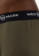OSCAR TRUNK 3-PACK in White, Grey Melange, Khaki - Underwear - Westmark London EU(TR) Store Organik Pamuklu Sürdürülebilir Moda
