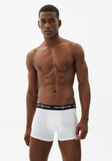 OSCAR TRUNK 3-PACK in White, Grey Melange, Khaki - Underwear - Westmark London EU(TR) Store Organik Pamuklu Sürdürülebilir Moda