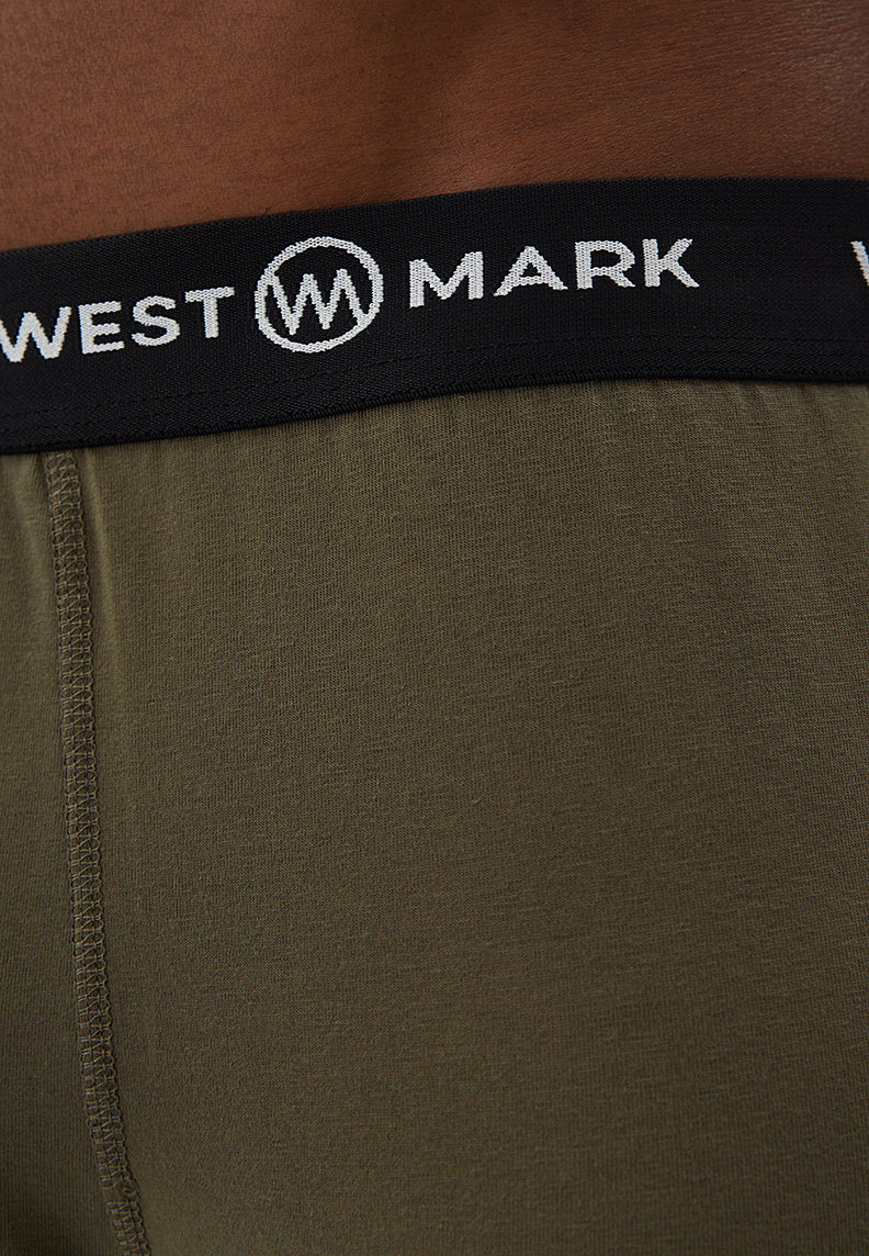 OSCAR TRUNK 3-PACK in Khaki - Underwear - Westmark London EU(TR) Store Organik Pamuklu Sürdürülebilir Moda