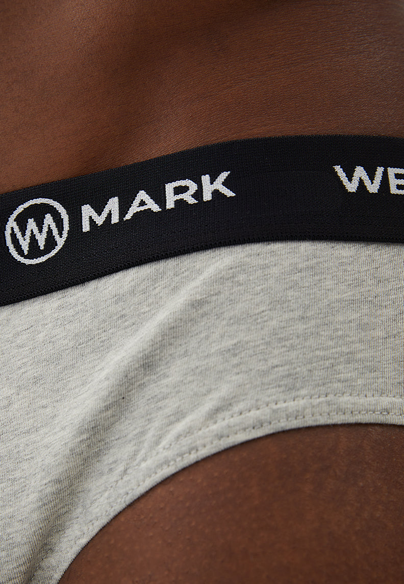 LOGAN BRIEF 3-PACK in Grey Melange - Underwear - Westmark London EU(TR) Store Organik Pamuklu Sürdürülebilir Moda