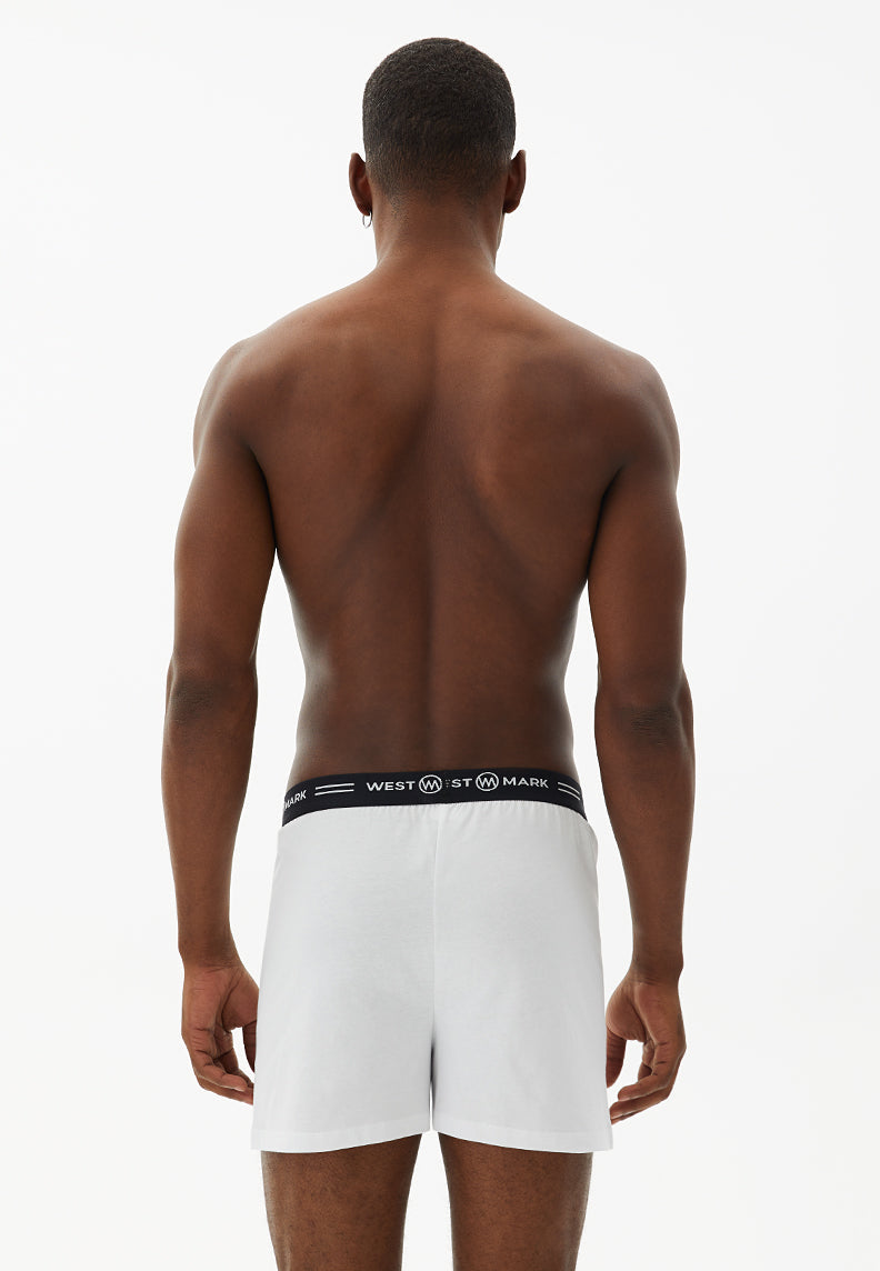 TEDDY BOXER 2-PACK in White - Underwear - Westmark London EU(TR) Store Organik Pamuklu Sürdürülebilir Moda