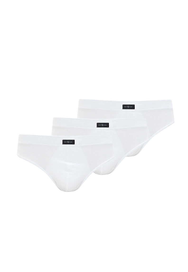 BRUNO BRIEF 3-PACK in White - Underwear - Westmark London EU(TR) Store Organik Pamuklu Sürdürülebilir Moda
