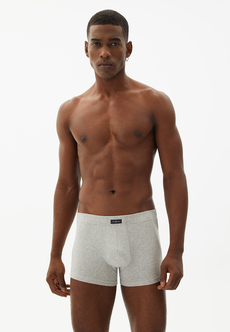 ARTHUR TRUNK 3-PACK in Grey Melange - Underwear - Westmark London EU(TR) Store Organik Pamuklu Sürdürülebilir Moda