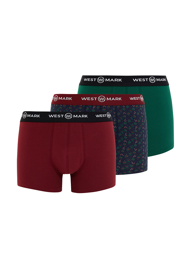 OSCAR TRUNK 3-PACK X-MAS BOX CANDY - Underwear - Westmark London EU(TR) Store Organik Pamuklu Sürdürülebilir Moda