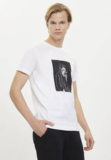 WHITE LINE ART TEE - T-Shirt - Westmark London EU(TR) Store Organik Pamuklu Sürdürülebilir Moda