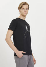 BLACK LINE ART TEE - T-Shirt - Westmark London EU(TR) Store Organik Pamuklu Sürdürülebilir Moda