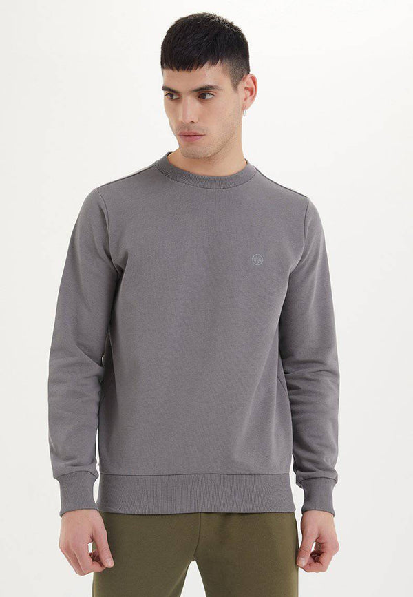 ESSENTIALS SWEAT in Charcoal Grey - Sweatshirt - Westmark London EU(TR) Store Organik Pamuklu Sürdürülebilir Moda