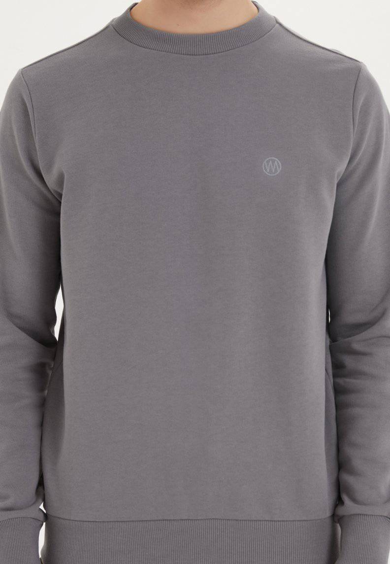 ESSENTIALS SWEAT in Charcoal Grey - Sweatshirt - Westmark London EU(TR) Store Organik Pamuklu Sürdürülebilir Moda